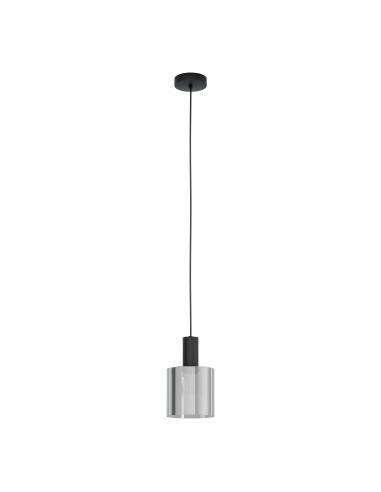 Eglo 98752 Gorosiba Lampada a sospensione vetro fumé 15cm