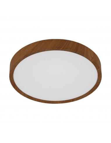 Eglo 98602 Musurita Lampada da soffitto tondo Led 44cm legno