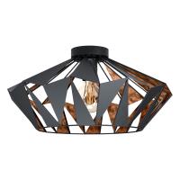 Eglo 43399 Carlton 6 Ceiling Lamp metal black copper