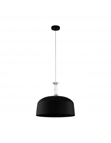 Eglo 39588 Monte fuerte Pendant Lamp black and crystal