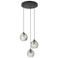 Eglo 98653 - Ariscani Suspension Lamp 3 lights Ø20 smoked glass