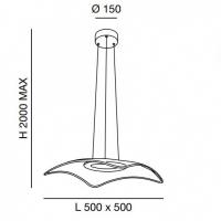 Fabas 3589-45-102 Ibiza Lampada a sospensione dimmerabile bianco