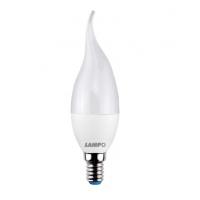 Lampo Lighting CV308WE14BC Lampadina Colpo di Vento 7W Bianco Caldo