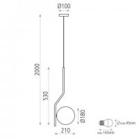 ACB C81631N Maui Pendant Lamp black