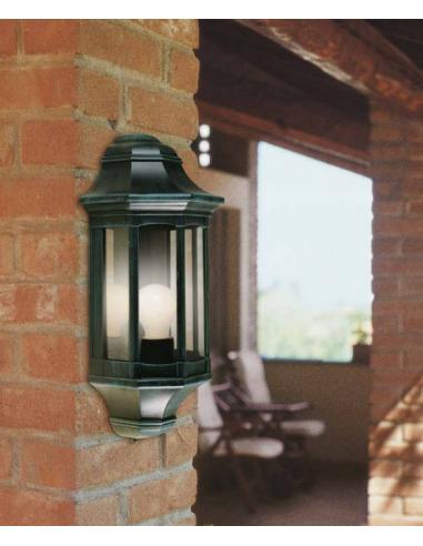 Moretti Luce 776.4.F Wall lamp Black-Green and Smoked glass