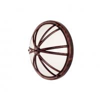 Moretti Luce 831.6 Wall Lamp Black-Copper Opal Glass