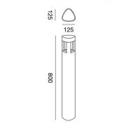 Gea Luce GES491 Janet Lampada da terra grigio antracite