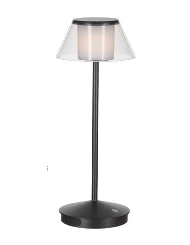 Mantra 7989 K5 Outodoor chargeable table lamp black