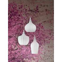 Gea Luce CLEOFES3B Cleofe Lampadario a sospensione 3 luci vetro bianco