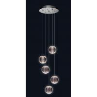 Illuminati MD20001012-5ACHR Diamante Chandelier 5L chrome crystal