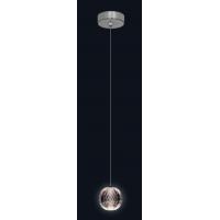 Illuminati MD20001012-1ACHR Diamante Lampada sospensione cromo sfera cristallo