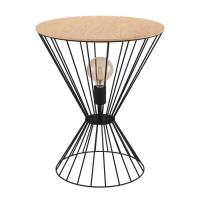 Eglo 99794 Desierto Lampada tavolo nero e legno