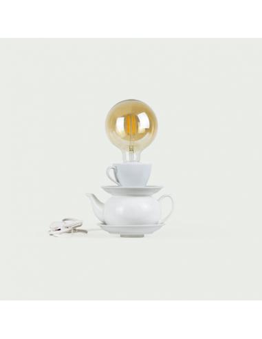 LAIT Parlami di Tè Lampada da tavolo teiera tazza ceramica artigianale