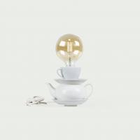 LAIT Parlami di Tè Lampada da tavolo teiera tazza ceramica artigianale