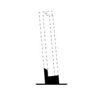 Perenz 8141 E Base Sway Mood lampada terra ricarica con cavo corten