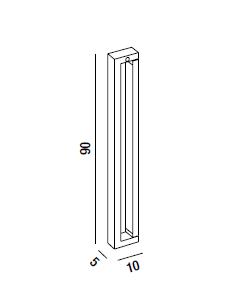 Perenz 8138 B CT Sway Mood Chargeable lamp led module 90cm white 2