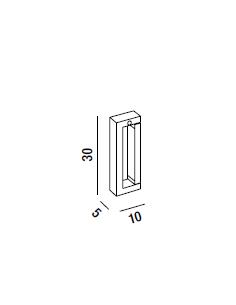 Perenz 8134 E CT Sway Mood Chargeable lamp led module 30cm corten 2