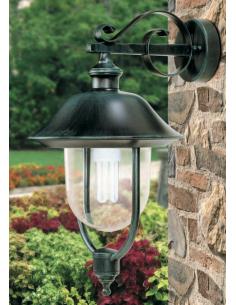 Moretti Luce - Romantica 641.6 Traditional outdoor wall lamp in Copper Black