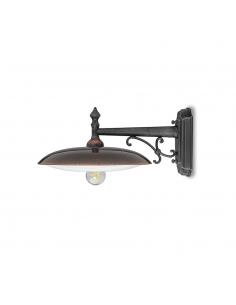 Moretti Luce - Toscana 190A.1 Outdoor wall lamp Black plate