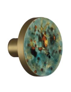 ACB Iluminacion K0003440AZ Chamaleon Lampada da parete disco ceramica azzurro