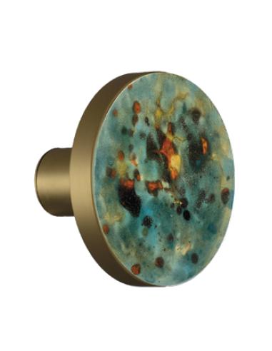 ACB Iluminacion K0003440AZ Chamaleon Wall lamp ceramic disk blue