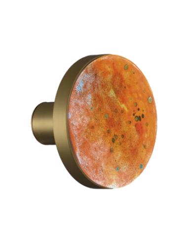 ACB Iluminacion K0003440NA Chamaleon Lampada da parete disco ceramica arancione