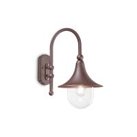 Ideal Lux 246826 Cima Lampada da parete esterno caffè
