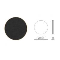 ACB Iluminacion K0003240N Chamaleon wall lamp black acoustic disc