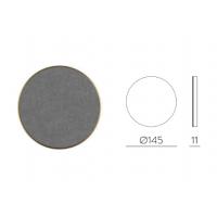 ACB Iluminacion K0003240GR Chamaleon Lampada da parete disco fonoassorbente grigio