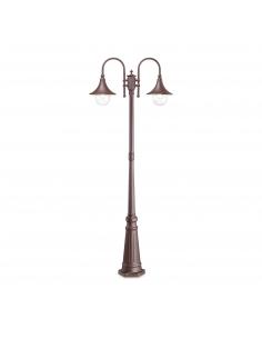 Ideal Lux 246840 Cima outdoor floor lamp 2 lights Coffee