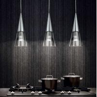 Ideal Lux 017440 Cono sp1 Lampada da sospensione vetro trasparente cromo