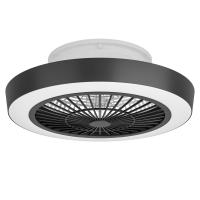 Eglo 35096 Sazan Led Ceiling Fan Black and White