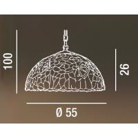 Perenz T532 Sunflower solo Vetro Tiffany Ø55cm