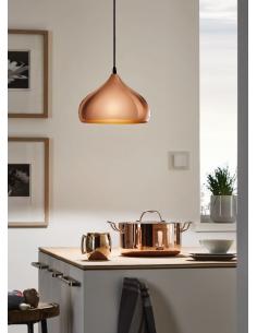 Eglo 49449 Hapton Copper steel suspension lamp 2
