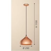 Eglo 49449 Hapton Copper steel suspension lamp