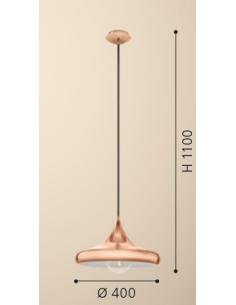 Eglo 94742 Coretto 2 Copper steel suspension lamp Ø40 2