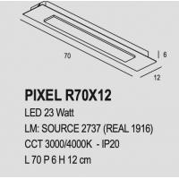 Exclusive Light Pixel S120DIM MA Lampada a sospensione LED Magenta