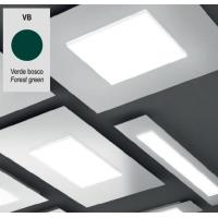 Exclusive Light Pixel R70X12 Lampada da soffitto parete LED 23W Verde Bosco