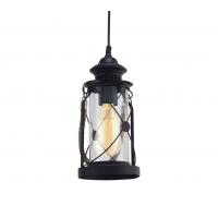 Eglo 49213 Bradford Suspension lamp clear glass lantern