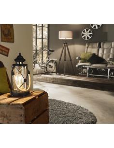 Eglo 49283 Bradford Lampada da tavolo lanterna vintage vetro 2