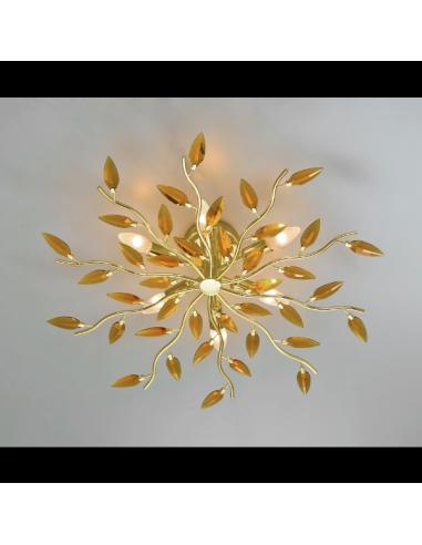 Plafoniera CRYSTALLIVS oro 6 luci d.70