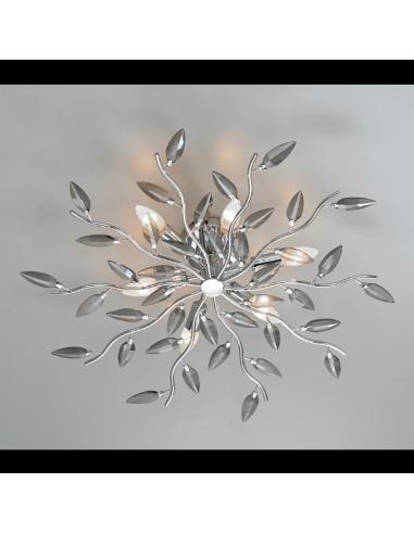 Affralux 2087 CR Plafoniera Crystallivs Cromo 6 Luci D70
