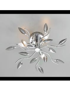 Affralux 2086 C Ceiling Light Crystallivs Chrome 3 Lights D43
