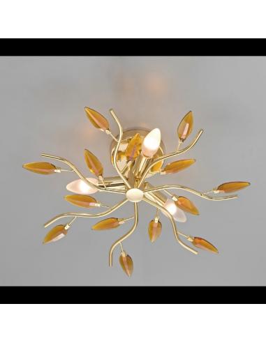 Plafoniera CRYSTALLIVS oro 3 luci d.43