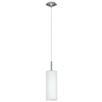 Eglo 85977 TROY 3 Suspension lamp white satin glass cylinder