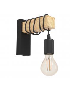 Eglo 32917 TOWNSHEND Wall lamp 1 light in steel and wood
