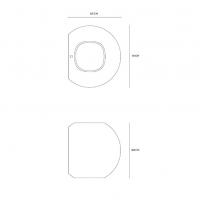 Vivida 0021.10.NE DIM WN Skyfall Wall lamp black biemission sphere