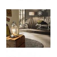 Eglo 49284 BRADFORD Lampada da tavolo lanterna grigio anticato