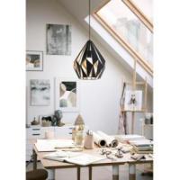 Eglo 49931 CARLTON 1 Pendant lamp diamond black and gold Ø31
