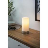 Eglo 95776 DAMASCO 1 Table lamp chrome base and white glass